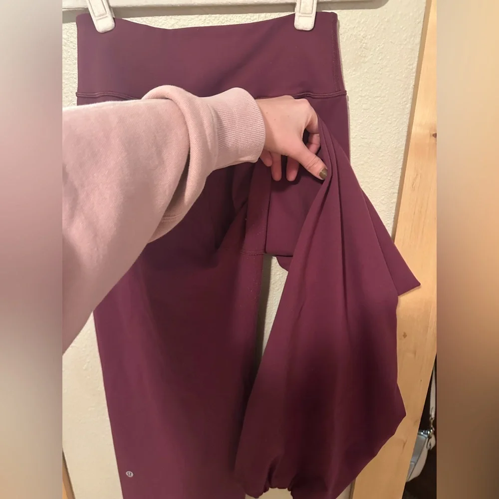 lululemon athletica Maroon Wide Leg Pants - Picture 3 of 4